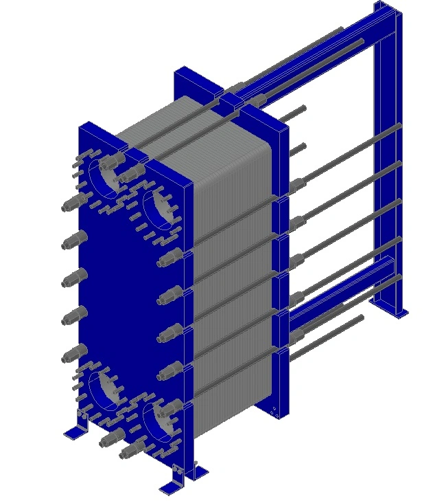 Paper &amp; Pulp Industry Wide Gap/Free Flow Plate Heat Exchanger