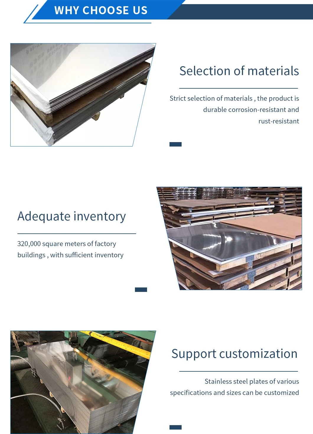 AISI ASTM Uns 430 410 409L 321 310S 316 304 304L 301 201 No. 1 2b Hot Rolled Stainless Steel Metal Plate for /Heat Exchangers/Boilers/Household Goods/Auto Part