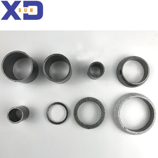 Stainless Steel Flange Gasket Graphite Port Ring Graphite Port Sleeve