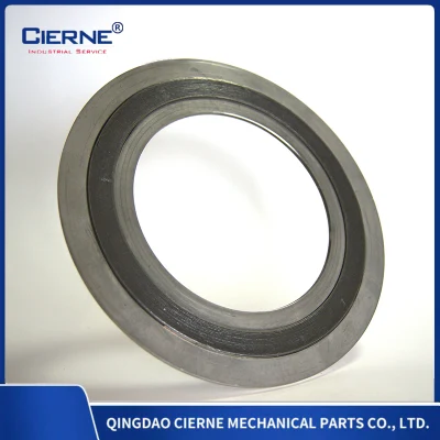 Graphite Filled Spiral Wound Gasket with Inner and Outer Ring